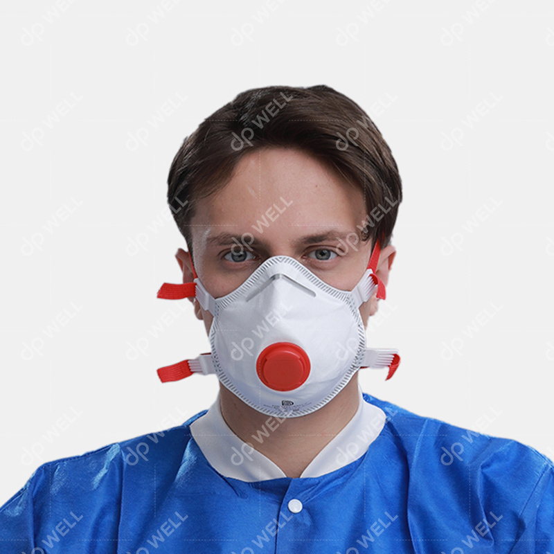 Disposable Valved Cup FFP3 respirator Mask,Style No. 1120V 