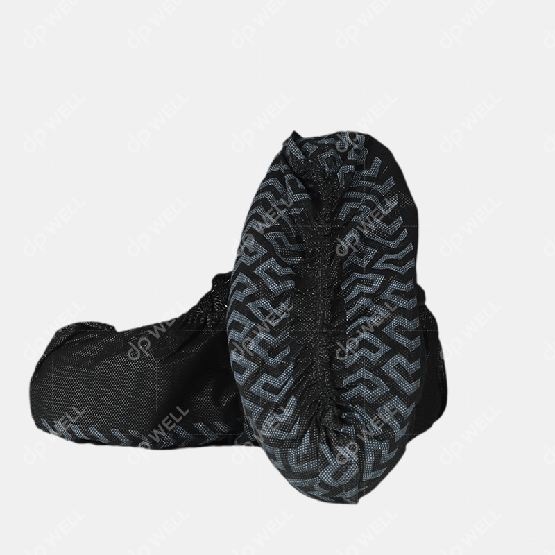 Disposable PP Shoe Covers,with elastic at bottom,anti skid,Machine Made Style No.6122