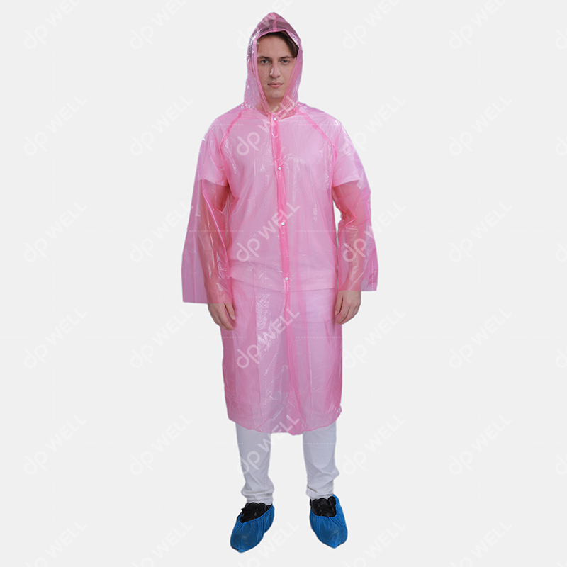Disposable LDPE Ponchos/Raincoat,Style No.3412