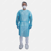 Disposable PP Isolation Gowns Elastic Cuff,Style No.3111