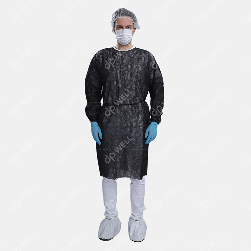 Disposable PP Isolation Gowns Elastic Cuff,Style No.3111
