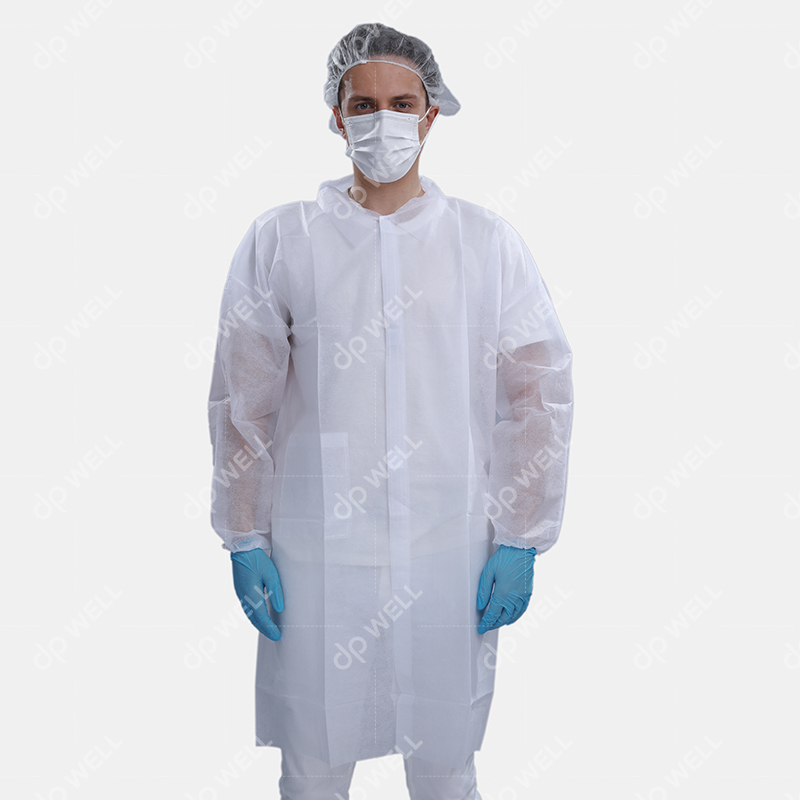 Disposable PP Lab Coat 3102-W