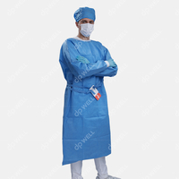 Disposable Reinforced SMS Sugical Gowns,Style No.3215