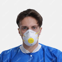 Disposable Valved Cup FFP2 respirator Mask,Style No. 1119CV 