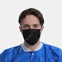 Disposable 4-ply Face Mask with Elastic Style NO. 1184