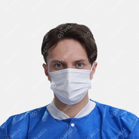 Disposable Medical 3-ply Type I Face Mask with Elastic Style NO. 1180