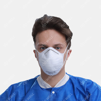 Disposable FFP1 Cup Respirator Mask Style No. 1118C FFP1