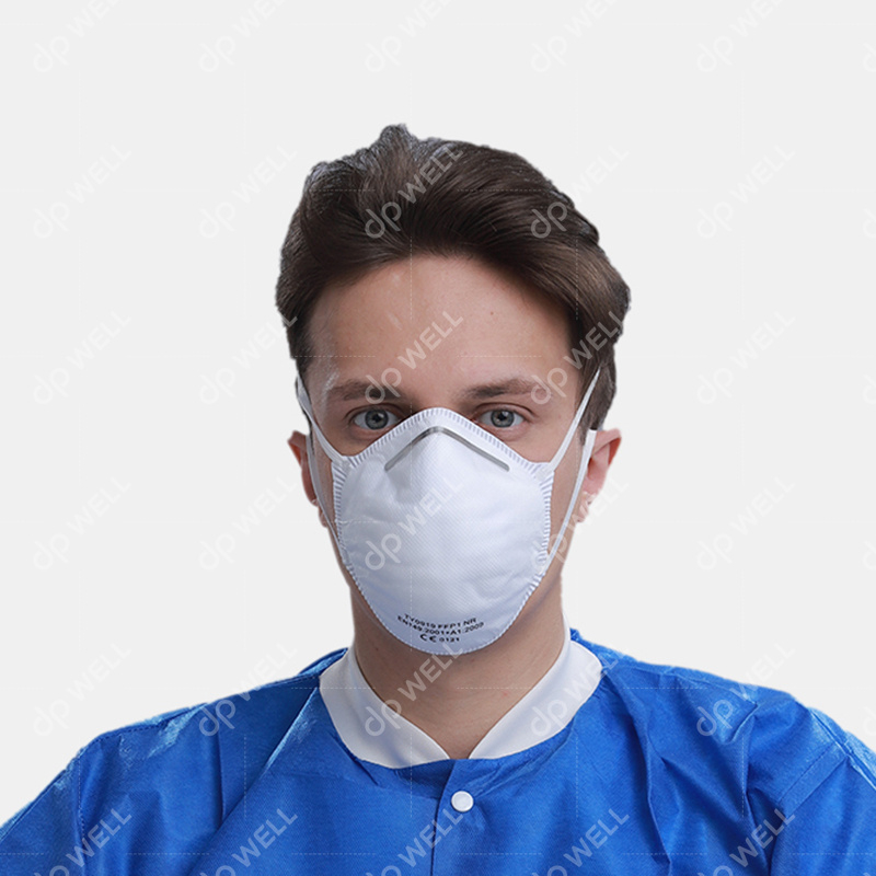 Disposable FFP1 Cup Respirator Mask Style No. 1118C FFP1