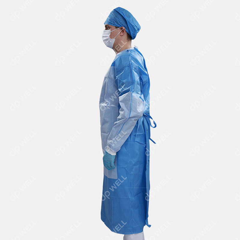 Disposable Reinforced SMS Sugical Gowns,Style No.3215