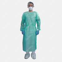 Disposable PP Isolation Gown With Knitted Cuff Style No.3112