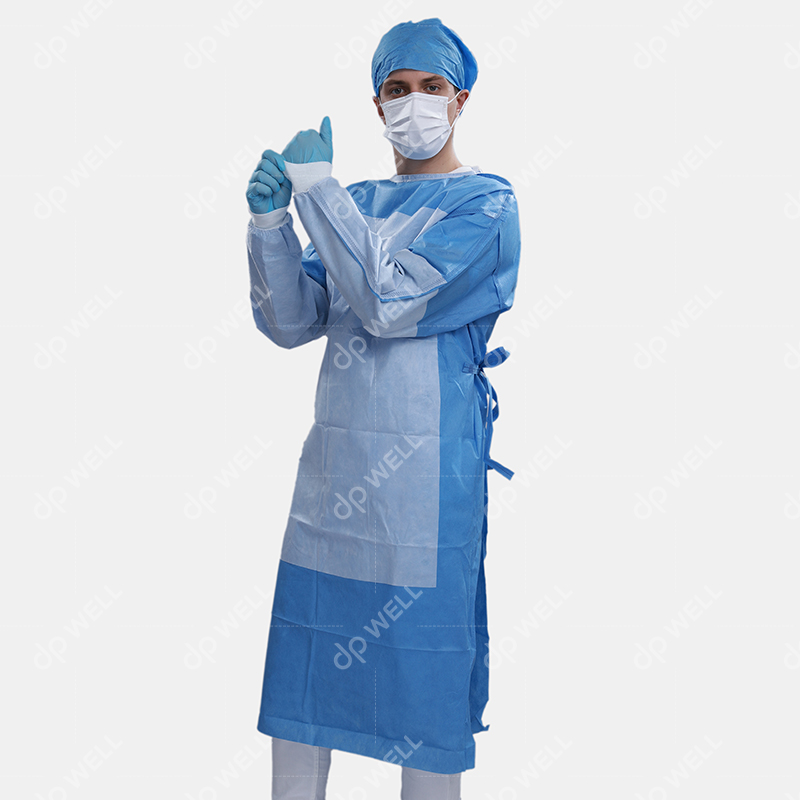 Disposable Reinforced SMS Sugical Gowns,Style No.3215