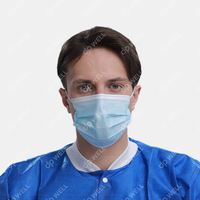 Disposable Medical 3-ply Type II Face Mask with Elastic Style NO. 1181