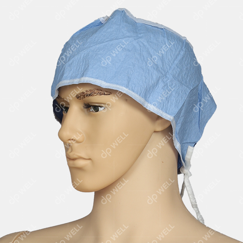Disposable Surgical Cap With Ties Style No.1502