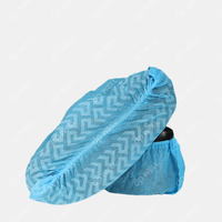 Disposable PP Shoe Covers,with elastic at bottom,anti skid,Machine Made Style No.6122