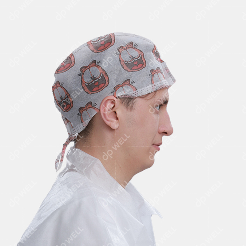 Disposable Surgical Cap With Ties Style No.1502