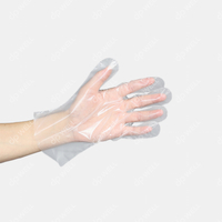 Disposable Clear Plastic TPE Gloves,Style No.6402