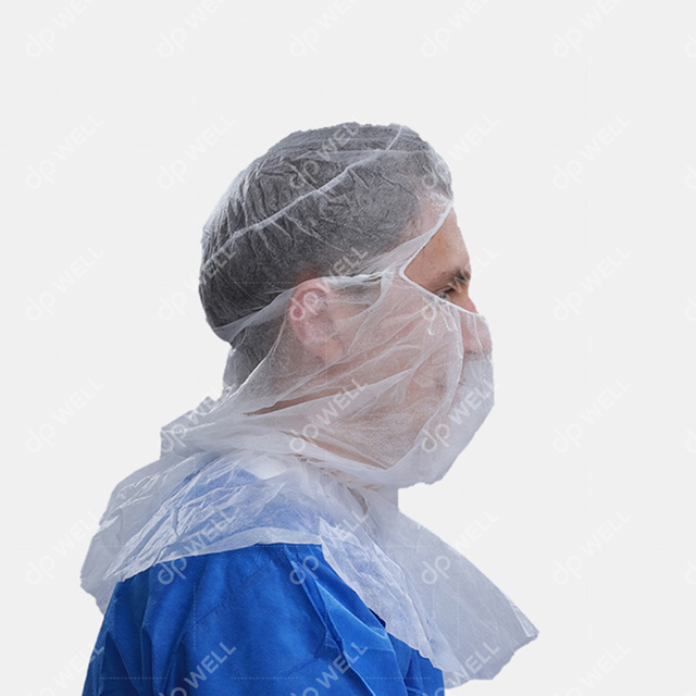 Disposable Non-woven Hood With Shoulder Cape Style No.1132