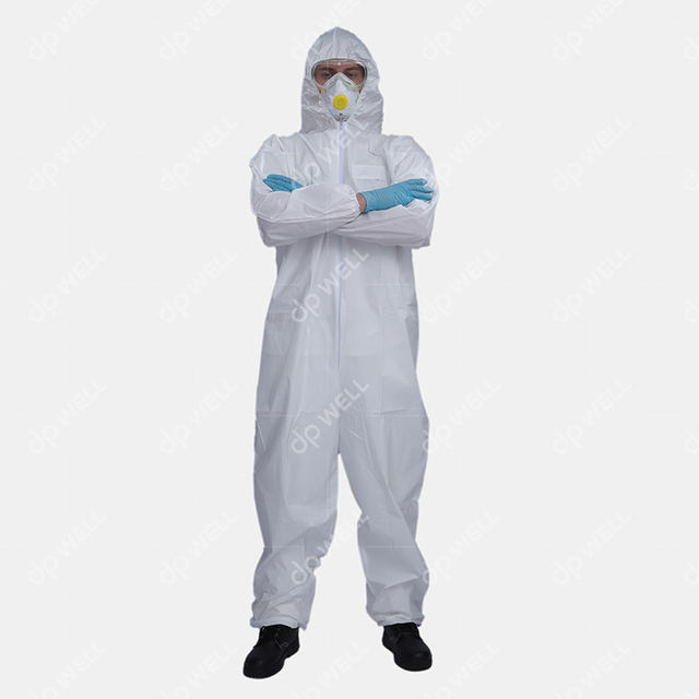 Microporous 55GSM Type 5B/6B Coverall Style No. 2310-55