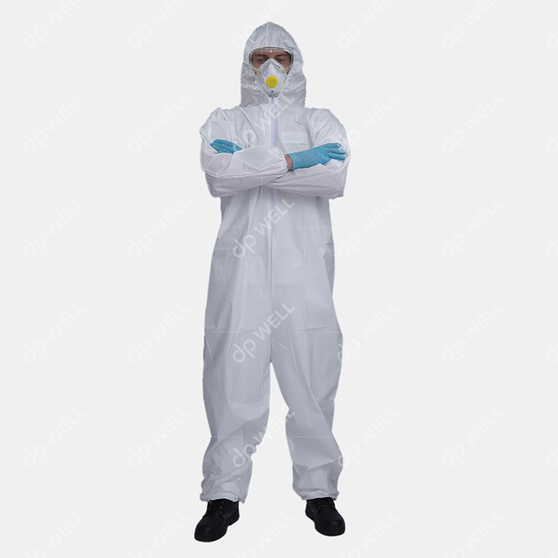 Microporous 55GSM Type 5B/6B Coverall Style No. 2310-55