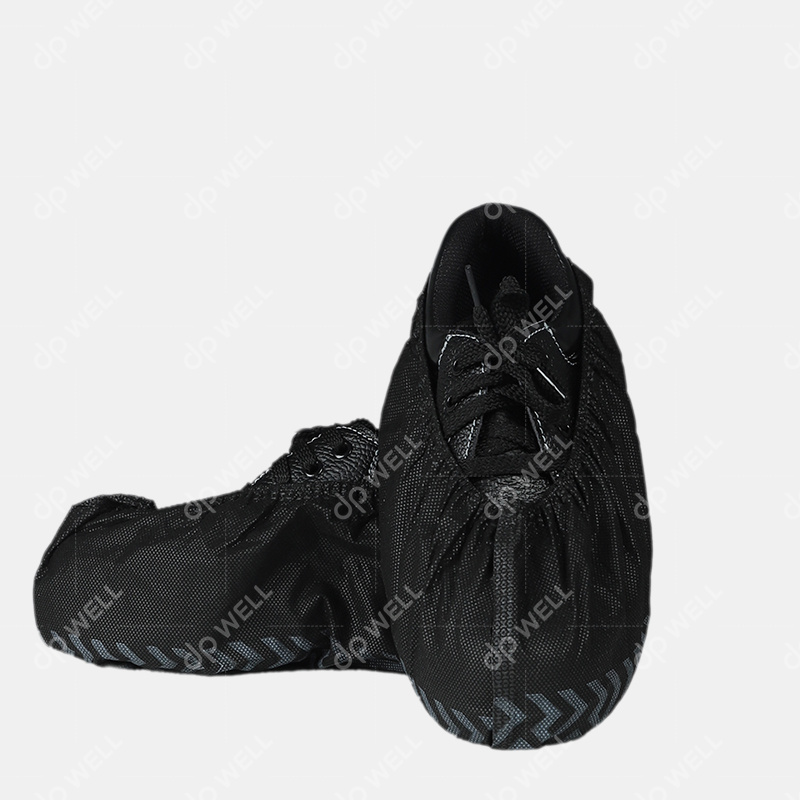 Disposable PP Shoe Covers,with elastic at bottom,anti skid,Machine Made Style No.6122