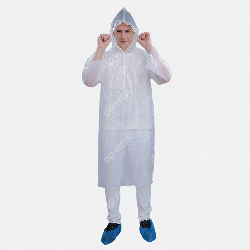 Disposable LDPE Ponchos/Raincoat,Style No.3412